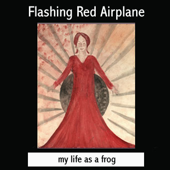 Flashing Red Airplane